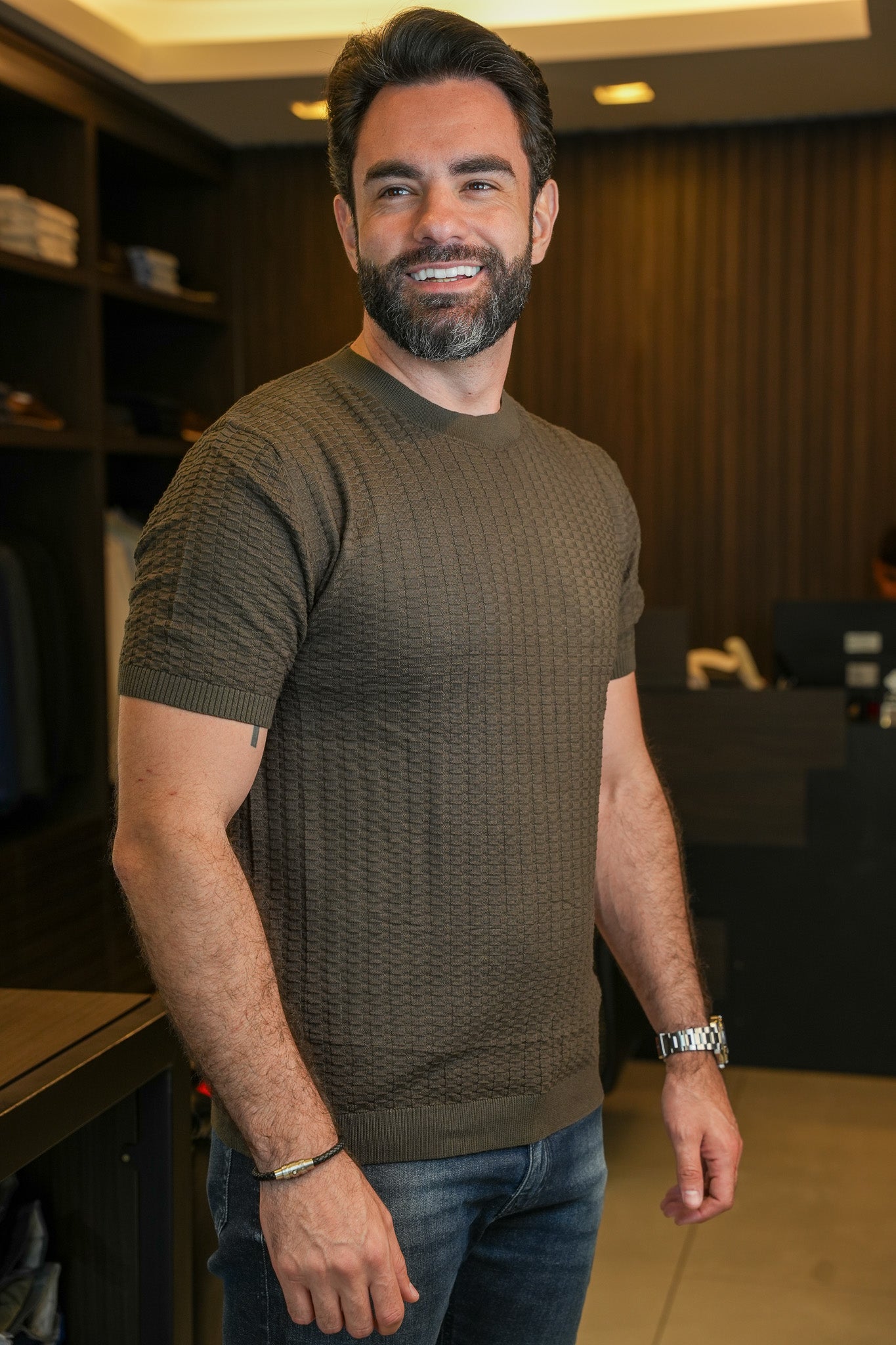 Camiseta em Tricot - Mrsuits