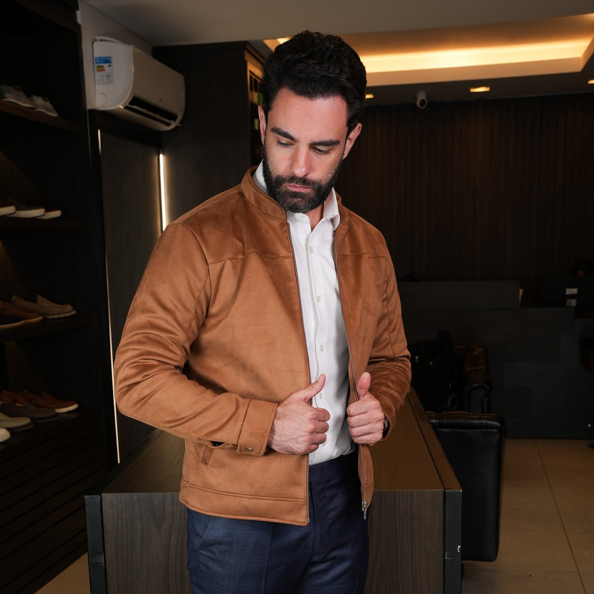 Jaqueta em Suede - Mrsuits