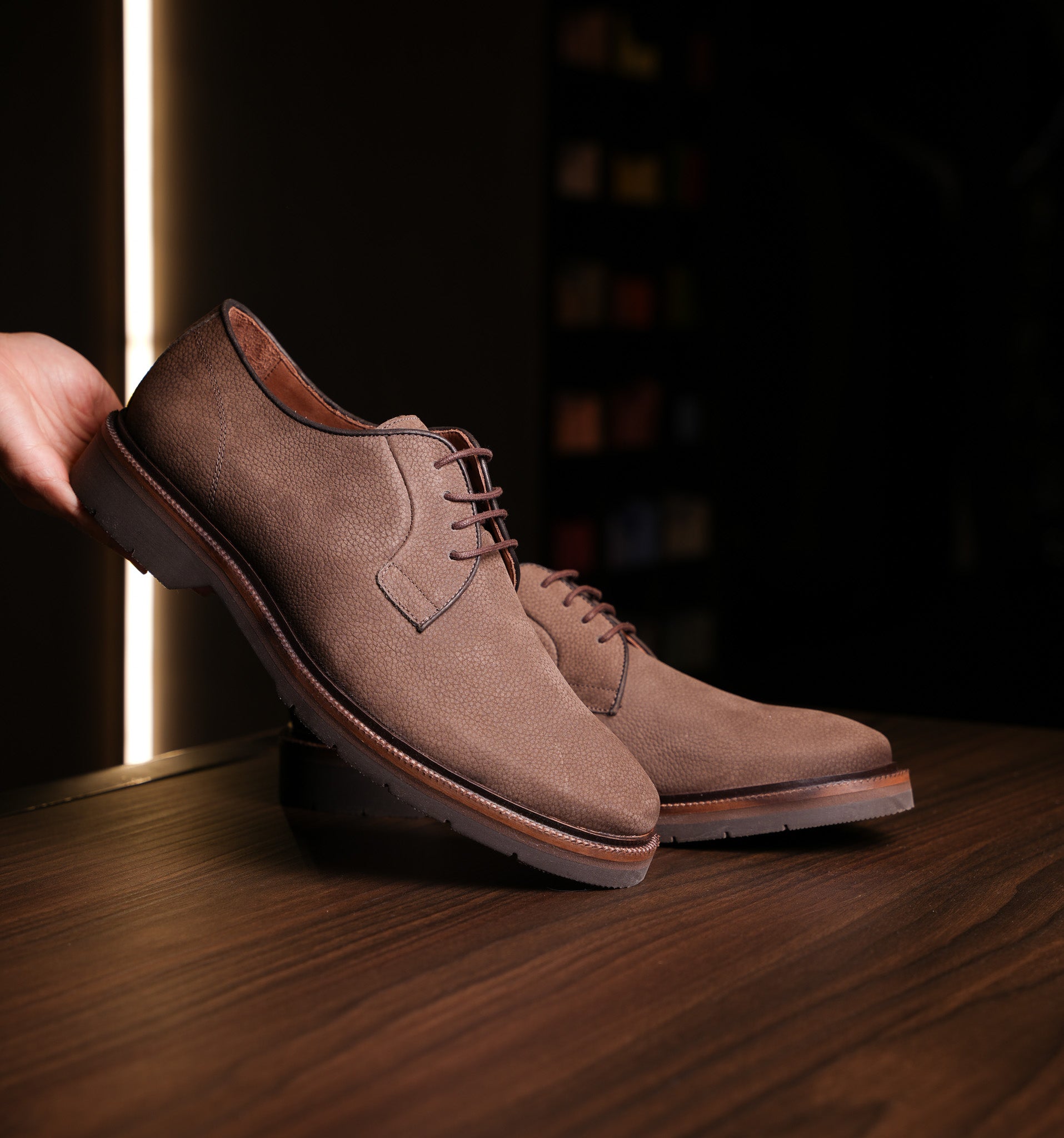 Derby em Nobuck Marrom - Mrsuits