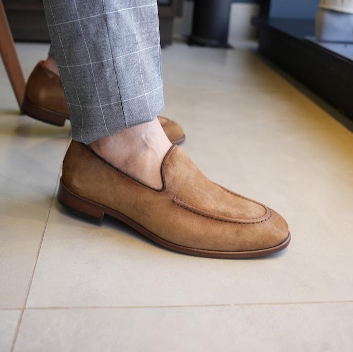 Loafer Couro Nobuk